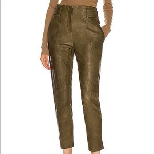 Veronica Beard KAYLEE LEATHER PANT